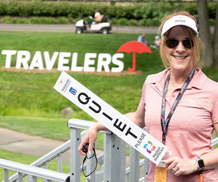 people attending Travelers Championship
