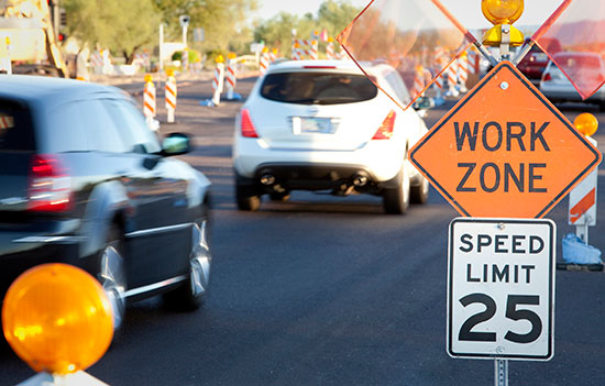 Work Zones Safety Tips